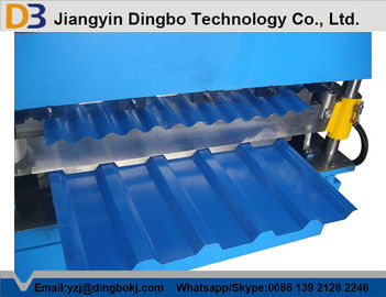 5.5KW Galvanized Steel Sheet Double Layer Roll Forming Machine for IBR and Corrugated